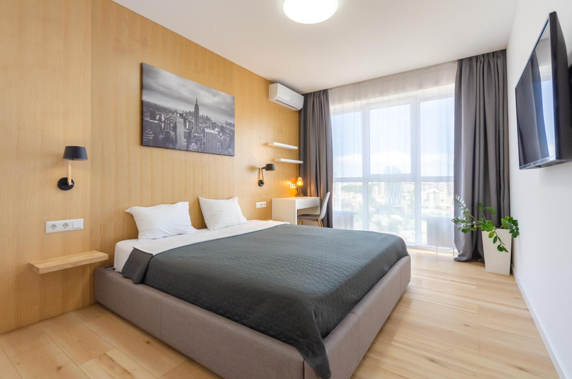Petrovdom 205-206 Panoramic City View Apartments At Rc Kvartet, Central Railway Station Kyiv Exterior photo